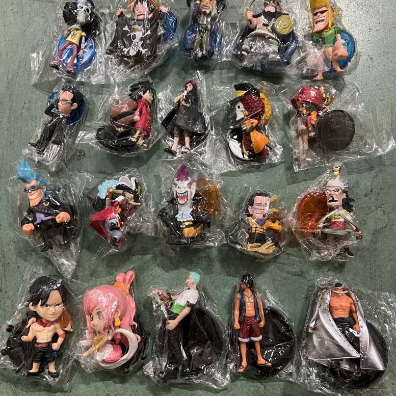 Anime One Piece Merchandise - One Piece chibi Luffy, White Star,
