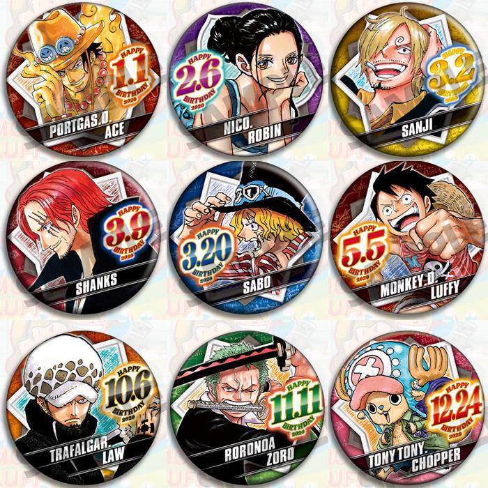 One Piece Anime Badge Set Offi - Official Merchandise Anime 评论和价格
