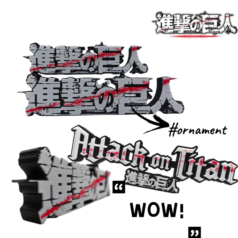 Attack on Titan Anime Merchand - Anime Merchandise Logo 评论和价格
