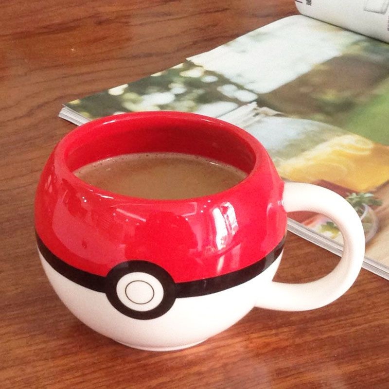 Pokemon Poke Ball Ceramic Coff - Anime Merchandise Mugs 评论和价格
