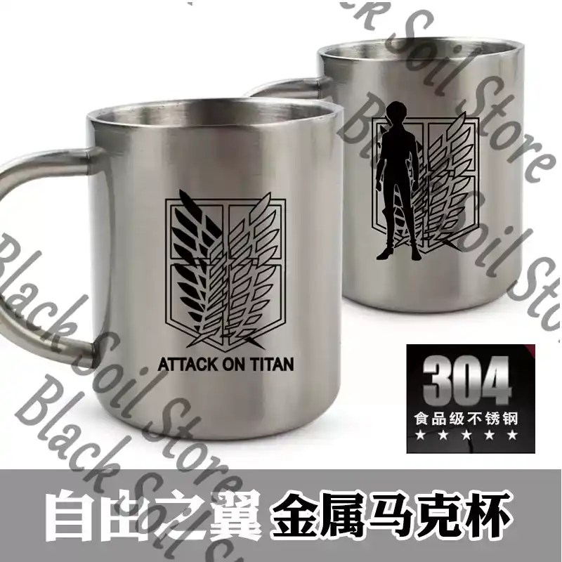 Anime Attack on Titan Levi Ack - Anime Merchandise Mugs 评论和价格