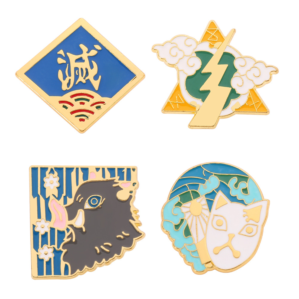 1pcs Anime Merchandise Pin Bad - Anime Merchandise Logo 评论和价格