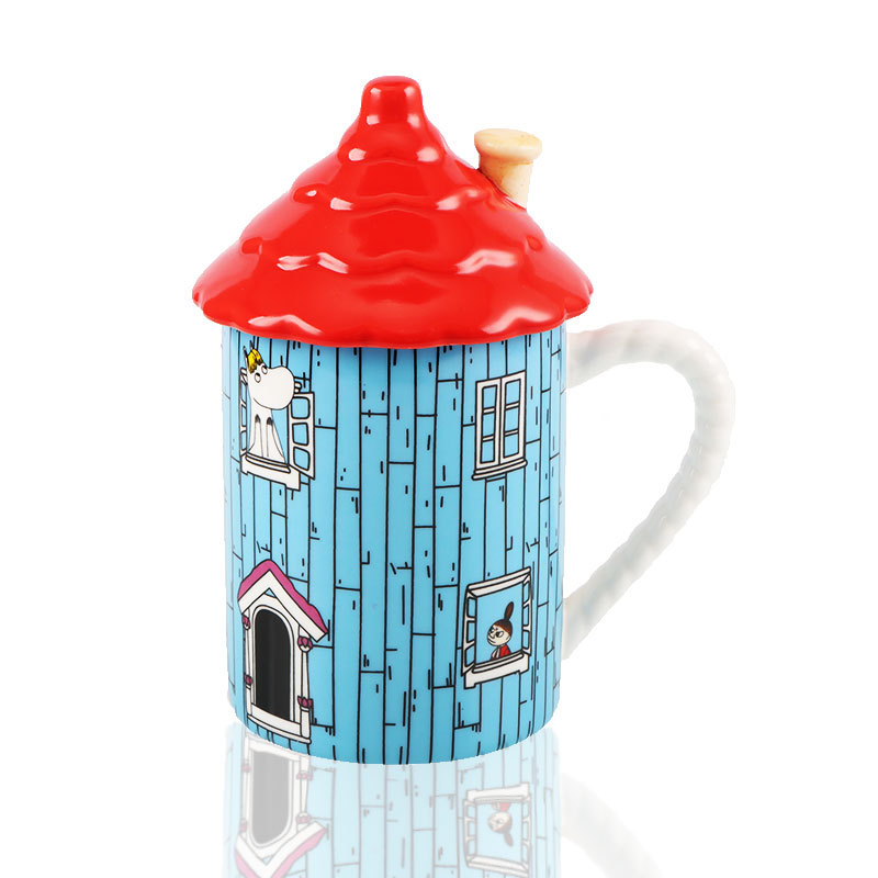 401-500ml Moomin House Ceramic - Anime Merchandise Mugs 评论和价格
