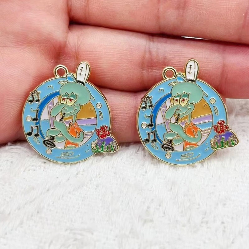 10pcs cartoon anime alloy oil  - Anime Merchandise Accessories 评论和价格