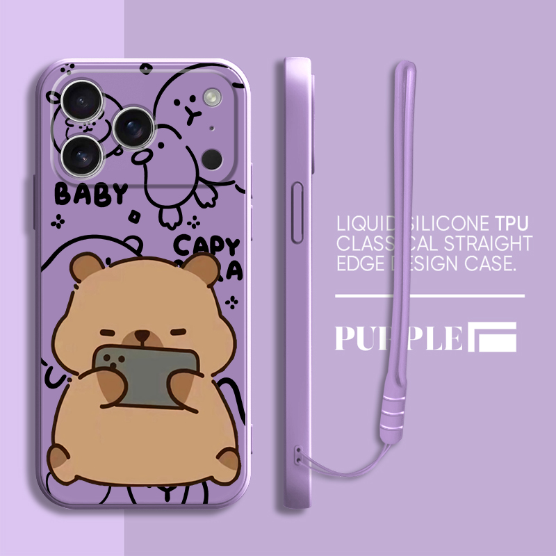 Phone Cover Case for Apple iPh - Lanyard Anime Logo 评论和价格