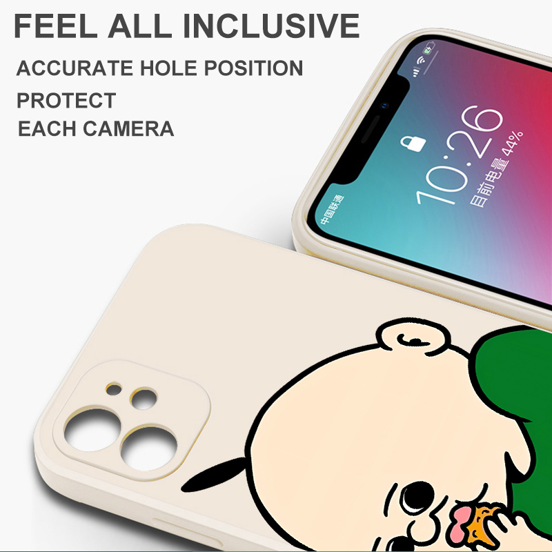 Soft Cover Phone Case for Appl - Lanyard Anime Logo 评论和价格