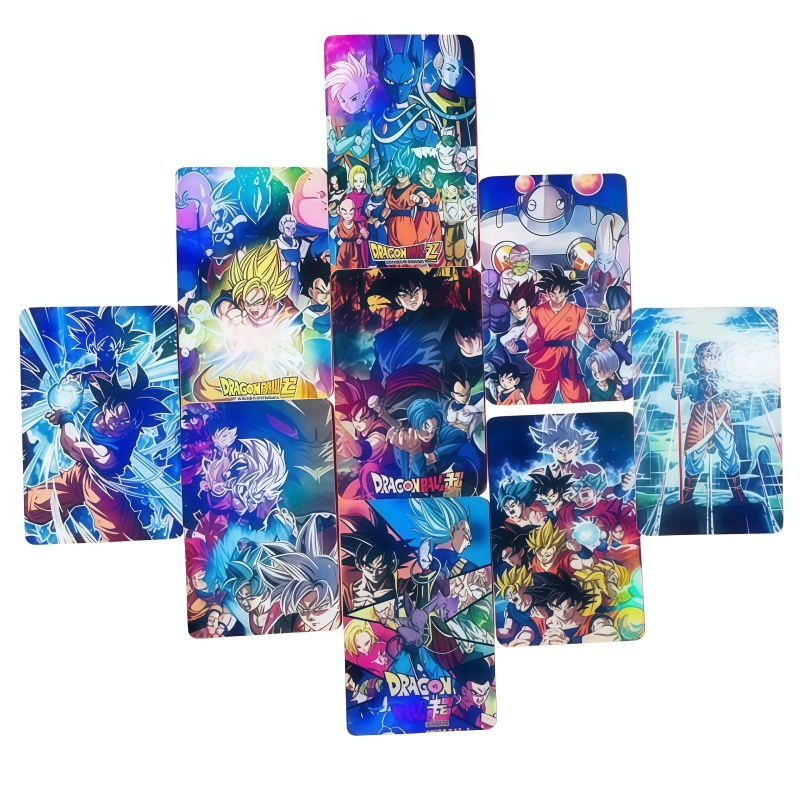 50pcs Dragon Ball holographic  - Anime Merchandise From Japan 评论和价格